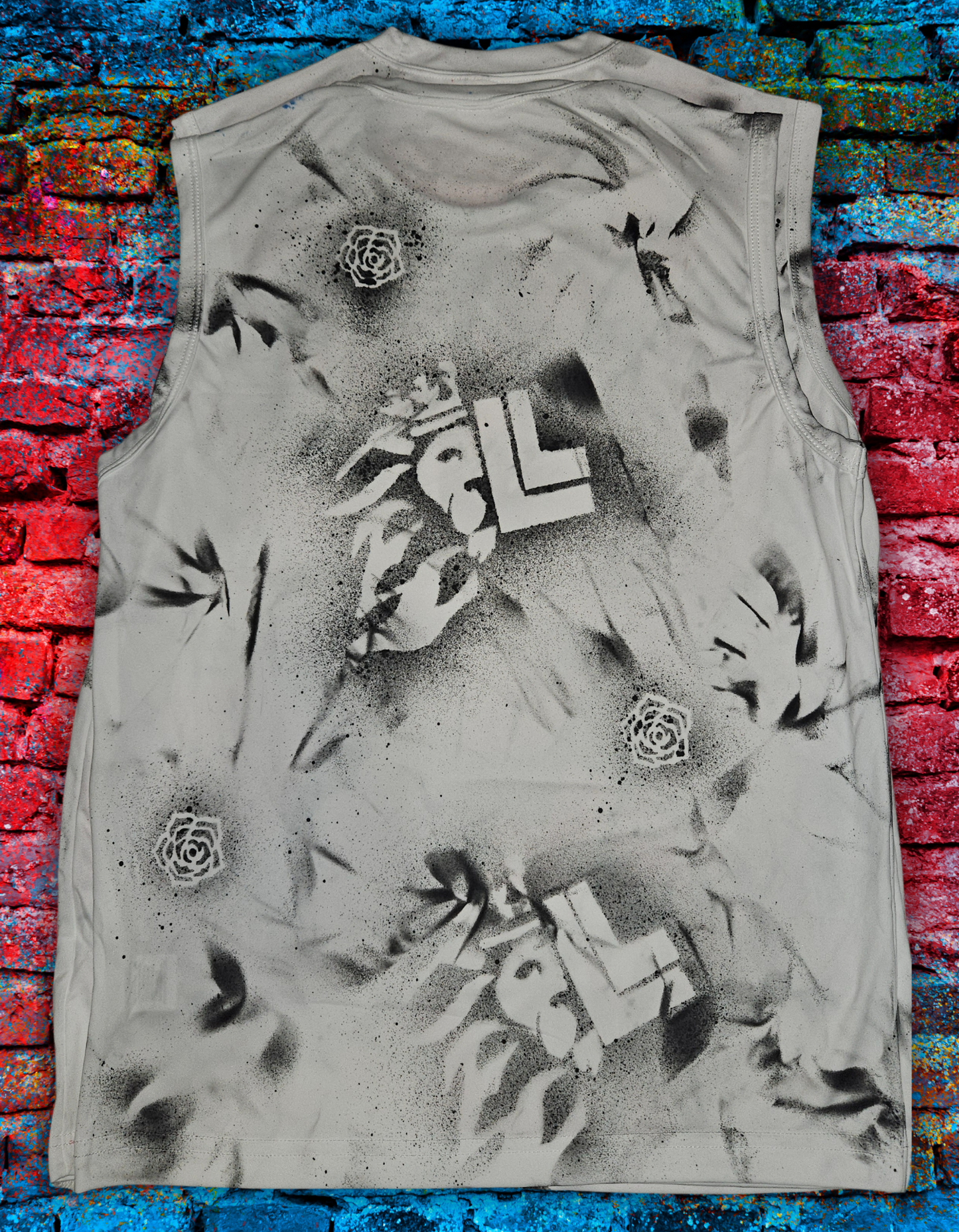 Lion Tank Black/White