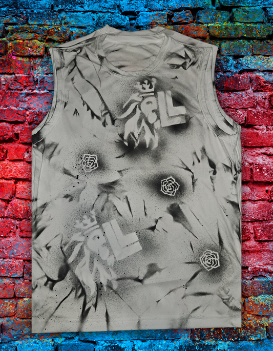 Lion Tank Black/White