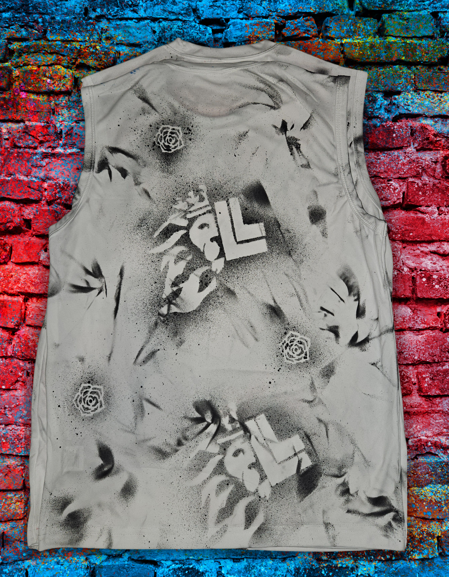 Lion Tank Black/White